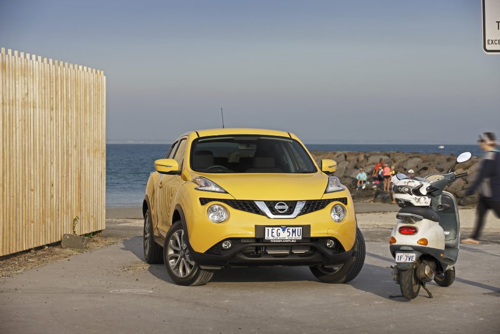The 2015 Nissan Juke. The 2015 Nissan Juke.